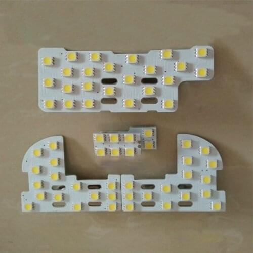 For Honda Fit Jazz City Civic 2009~2013 Interior Lights Dome Map Room Roof LED Lamps Reading Light Trunk Panel 12V White Lamp