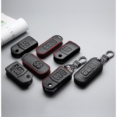 For Mazda 3 6 CX5 CX7 323 626 Familia CX-3 CX-5 Demio Car Keychain Keyring Keyfob Key Chain Ring Key Case Cover Car Styling
