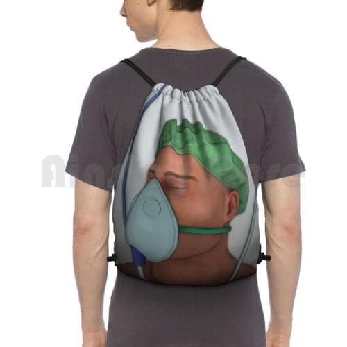 Surgeon Simulator 'Bob'-Official Merchandise Backpack Drawstring Bags Gym Bag Waterproof Surgeon Simulator Surgeon Heart