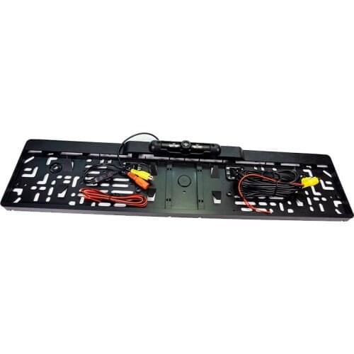 Night Vision EU Car License Plate Frame Rear View Camera Reverse Backup Camera With 4 IR Light Auto Parktronic NTSC /PAL