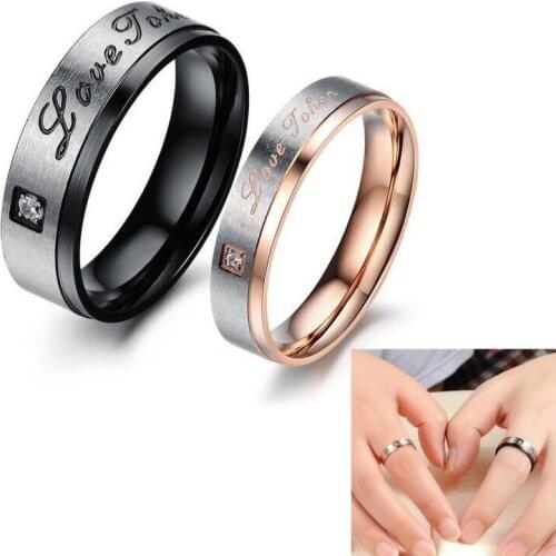 Creative classic frosted lovers to buddhist monastic discipline ring GJ416