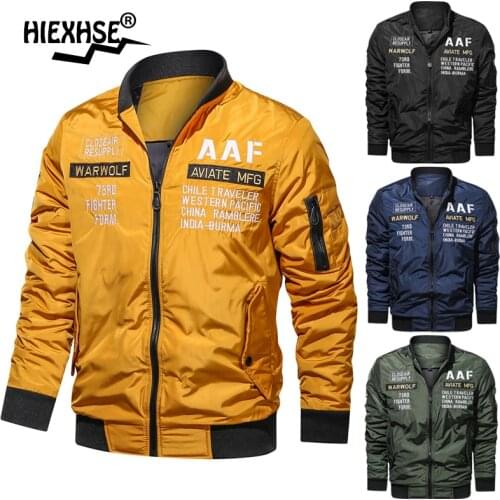 Spring Autumn Men Bomber Jacket Baseball Fashion Men Streetwear Jacket Male Casual Baseball Uniform Coats Clothing Printing