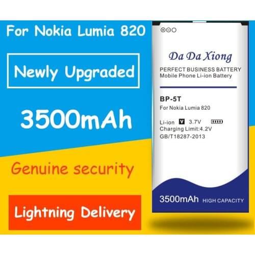Large Capacity 3500mAh BP-5T BP5T Li-ion Phone Battery for Nokia Lumia 820 Arrow RM-878 825 Lumia 820T Lumia 820.2 Lumia 825