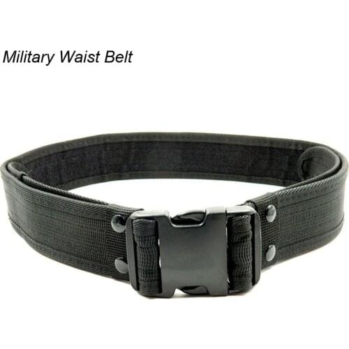 Multifunctional Tactical Military Training Belt Outdoor Polices Guard Utility Kit Duty Tactical Military Belt Buckle Pouch Set