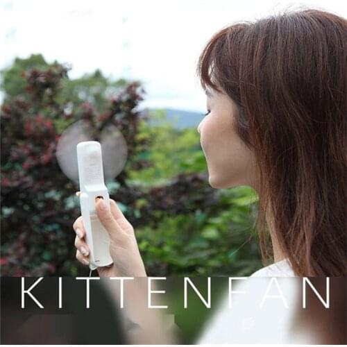 The New Folding Fan Mini Portable USB Handheld Power Bank Silent Large Wind Ventilation