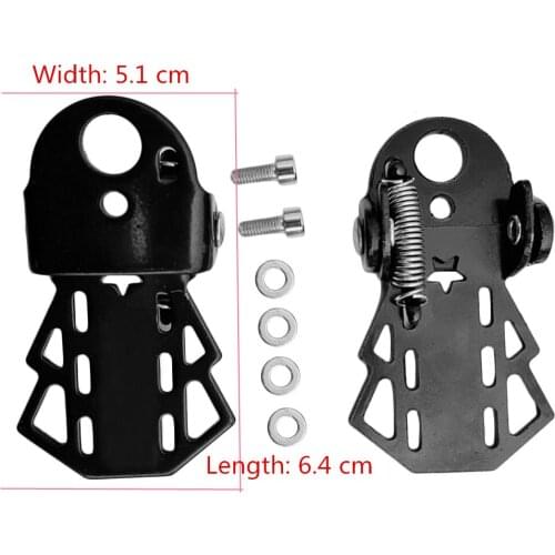 A Pair of Stainless Steel Mountain Bike Rear Pedals Thickened Bicycle Rear Pedal Bicycle Foldable Child Seat Bicycle Accessories