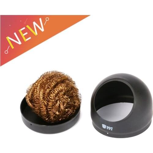 1pcs Wire With Stand Set Welding Soldering Solder Iron Tip Cleaner Cleaning Steel Hot Selling