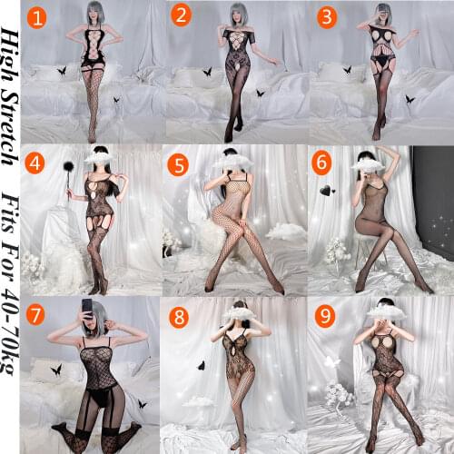 Sexy Lingerie for Women Open Crotch Fetish Bodystocking Erotic Lingerie Porno Babydolls Crotchless Body Suit Underwear Costumes