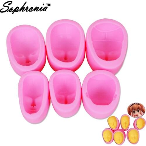 Sophronia 3D Girl Princess Face / Lady Head 1pcs Shape UV Resin Jewelry Silicone Mold Expoxy Mold Jewelry Making DIY Craft c123