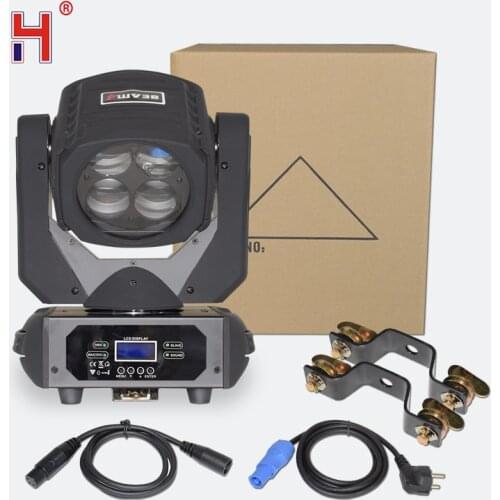 Led Moving Head Light 4X25 Super Beam Stage Light Dmx512 Rotating Stage Effect Lamp For Dj Party Disco Night Club