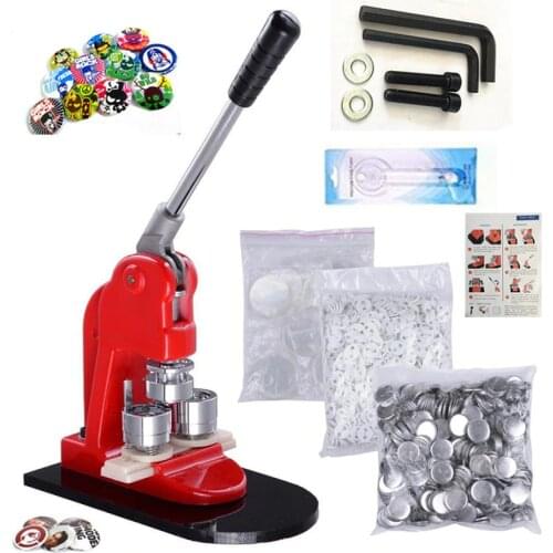 Badge Punch Press Maker Machine Making Pin Button Press Cutter 1000 Circle Button Sale Badge Machine Badge Button Making Kit