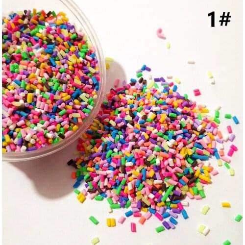 20g/lot Polymer Hot Clay Sprinkles Lovely confetti for Crafts Making, DIY Confetti
