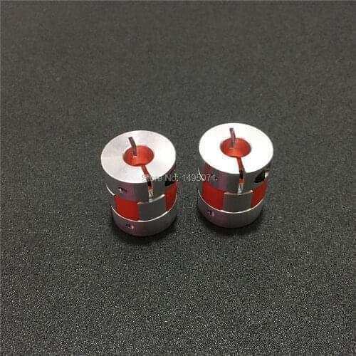 5pcs OD 20x25mm Flexible Plum Shaft Coupling BF 4mm to 10mm CNC Stepper Motor Coupler Encoder Connector Engraving Machine