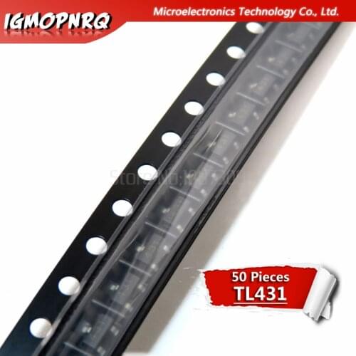 50PCS TL431 SOT TL431A SOT-23 431 SOT SMD new voltage regulator IC