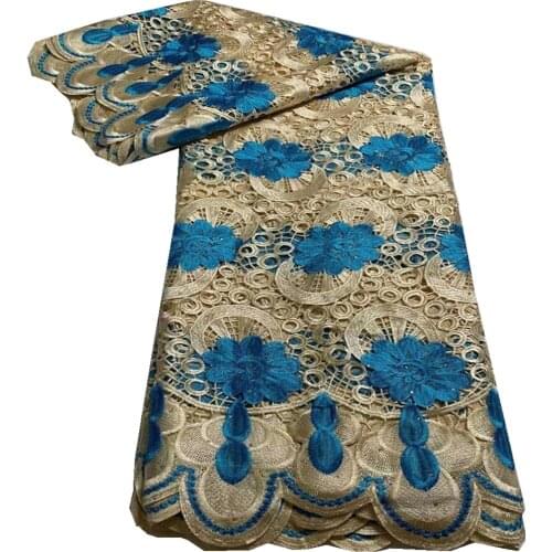 African Guipure cord Lace Fabric High Quality Nigerian Cord Lace Fabric France Water Soluble Lace For Wedding Dress DF-160
