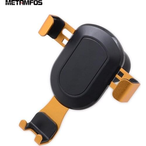 Car Phone Holder Bracket Center Control Air Vent Outlet Side Mobile Phone Clip Universal Handset Stand Cellphone Support