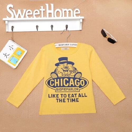 BBD Toddler T-Shirt New Special Offer Spring Cartoon Unisex Cotton Full O-Neck Fashion Active Tops Kids 3 4 Years Clothes