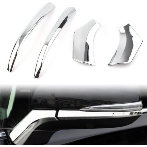 RAV4 Car Rearview Mirror Side Molding Cover Chrome ABS Decoration Trim For Toyota RAV 4 2019 2020