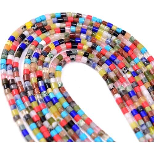 4mm 95pcs Cabochon Oval Beads Stone And Other Mixed Types Stones Beads For Jewelry Making Components Bracelet Necklace