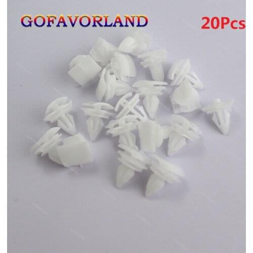 20Pcs 3C0853585 Wheel Opening Molding Retainer Clip White Fit For Audi RS5 For VW Bettle Passat Scirocco Sharan Tiguan