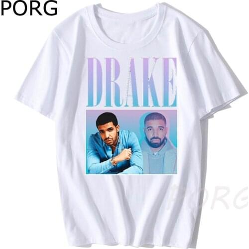 Drake Cool Hip Hop Harajuku Rapper Men Women T-Shirts Unisex Casual Streetwear T-Shirt Aesthetic Clothes Oversized T-shirt Male