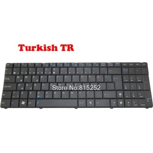 Laptop Keyboard For ASUS F50GX F50Q F50SF F50SL F50SV F50Z F70SL Black Spanish SP/Turkish TR/United States US