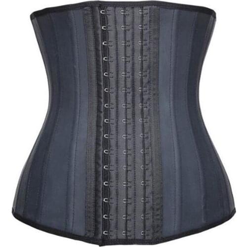 BEST SELLER 25 steel boned Latex waist trainer Slimming latex Belt cincher corset slimming body shaper slimming latex corset