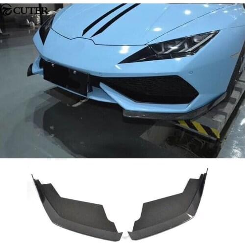 LP610 Carbon Fiber Car body kit Front Bumper Splitters Side Aprons For Lamborghini Huracan LP610 DMC style 2015