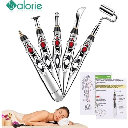Massage Pen Meridian Energy Pen Relief Pain Tools Electronic Acupuncture Pen Electric Meridians Laser Therapy Heal