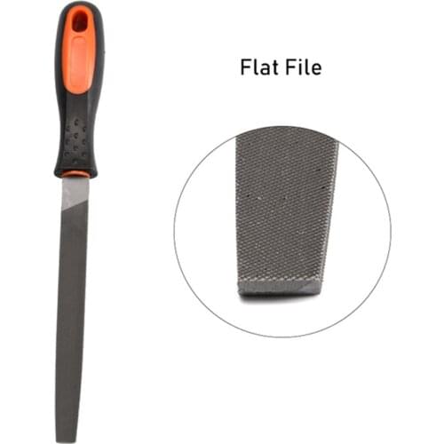 5pcs 6" Medium-Toothed Metal Files Set For Metalworking Woodworking T12 Steel