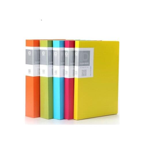 Multi Pockets A5 Folder Booklet Office Paper Organizer Document Bag Transparent PVC Bag Display Book