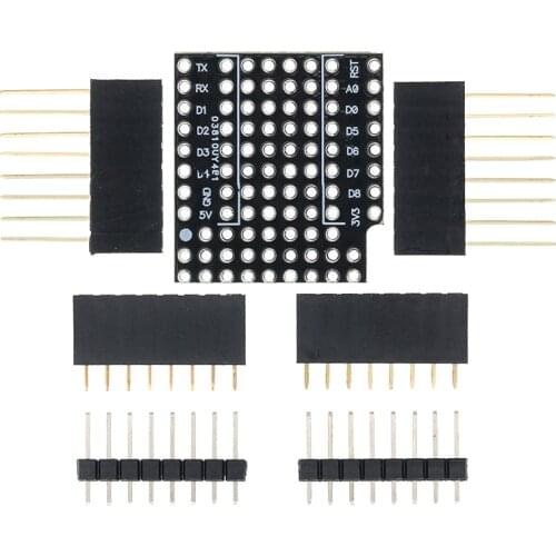 1 PCS H72 Breadboard Expansion Shield Pin Lithium battery For WeMos D1 Mini Module Sensor