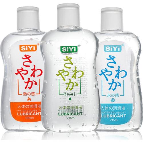 215ml Warming Cooling Ice Lubricant Sex Products Couple Enhanced Orgasm Silk Thick Water-Based Gay Sex Massage Oil Vaginal Anal