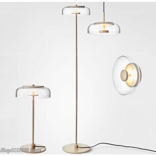 Modern simple Pendant lights glass ball Hanging Lamp chrome gold for living room bedroom new design art home decor light fixture