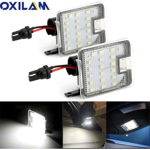 AUXITO 2Pcs Led Under Side Mirror Puddle Light For Ford Grand C Max S Max Escape Mondeo Kuga 2 Focus 3 6000K Puddle Lamp 12v