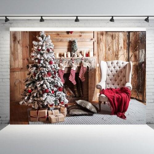 Photography Background Vinyl and Polyester Background Computer Printed Christmas Backdrops for Photo Studio Photocall