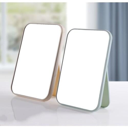 Makeup Mirrors Female Desktop Dressing Mirror Dormitory Students Portable Folding Mirror