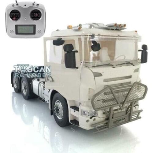 1/14 LESU Tractor Truck 6*6 Metal Chassis Radio WarningLight Hercul Cab Sca THZH1025-SMT4
