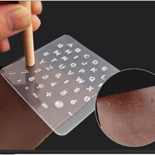 1set DIY Leather stamp tool Plastic stamping Alphabet Letter Number pu Leather Tool Stamp Printinting tool