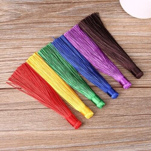10pcs/lot 12cm(4.72inch) Length Mixed Colors Ethnic Style Tassel DIY Tassel Pendant Handmade Jewelry Accessories Wholesale