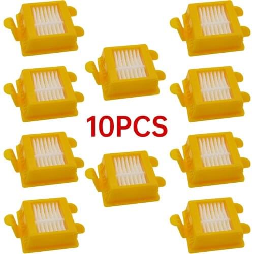 10pcs/lot Vacuum cleaner parts Hepa Filter Replacement Tool Kit Fit for iRobot Roomba 760 770 780 790 Robotic VCX28 T15 0.5