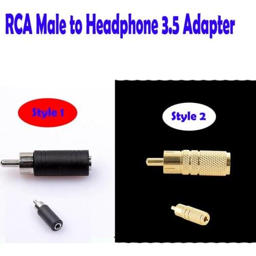 20pcs/lot 3.5mm Headphone female to single RCA Lotus AV male Lotus revolution 3.5mm female audio adapter 3.5 female to RCA male