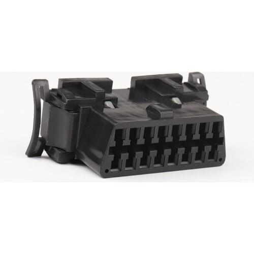 Car OBDII connector 16pin female plug for automotive ECU OBD2 tester