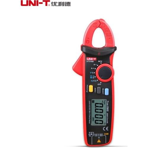 UNI-T UT210D Digital Clamp Multimeter AC DC 200A 600V Ammeter Voltmeter Auto Range Full Function Multi Tester