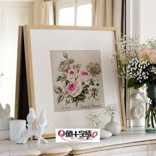 ZZ1876 Decoration Home Decor New Arrival Homfun Craft Christmas Cross Stich Set NO Hoop Counted DIY Cross Stitch Kit Painting