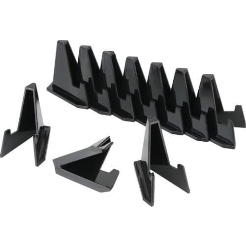 Collection Coin Storage Rack Acrylic Stands Postcard Display Medal Shelf 10pcs Mini Coin Display Easel Holder Transparent Black