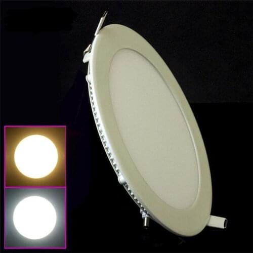 Round Ultrathin 25W LED Ceiling Light Recessed LED Panel Light Spot Down Light with driver 85-265V 30pcs/lot DHL Free Shipping