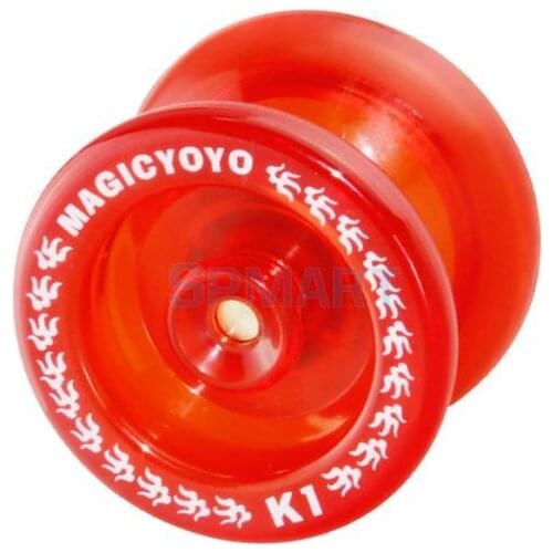 MAGICYOYO Responsive YoYo Ball Professional K1 Yoyo w/ Strings for beginner advanced users (Crystal Red)