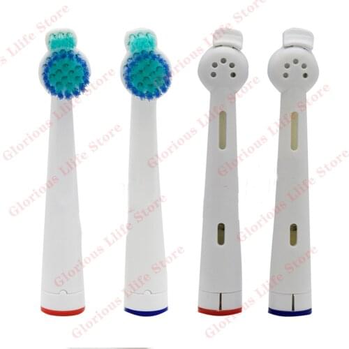 Lot of 4 replacement for electric toothbrush heads for Philips Sonicare Sensiflex HX2014 / HX1600 / HX2012 (4)