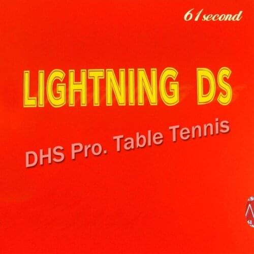Original 61second Lightning DS NON-TACKY pips in table tennis rubber with sponge for pingpong racket